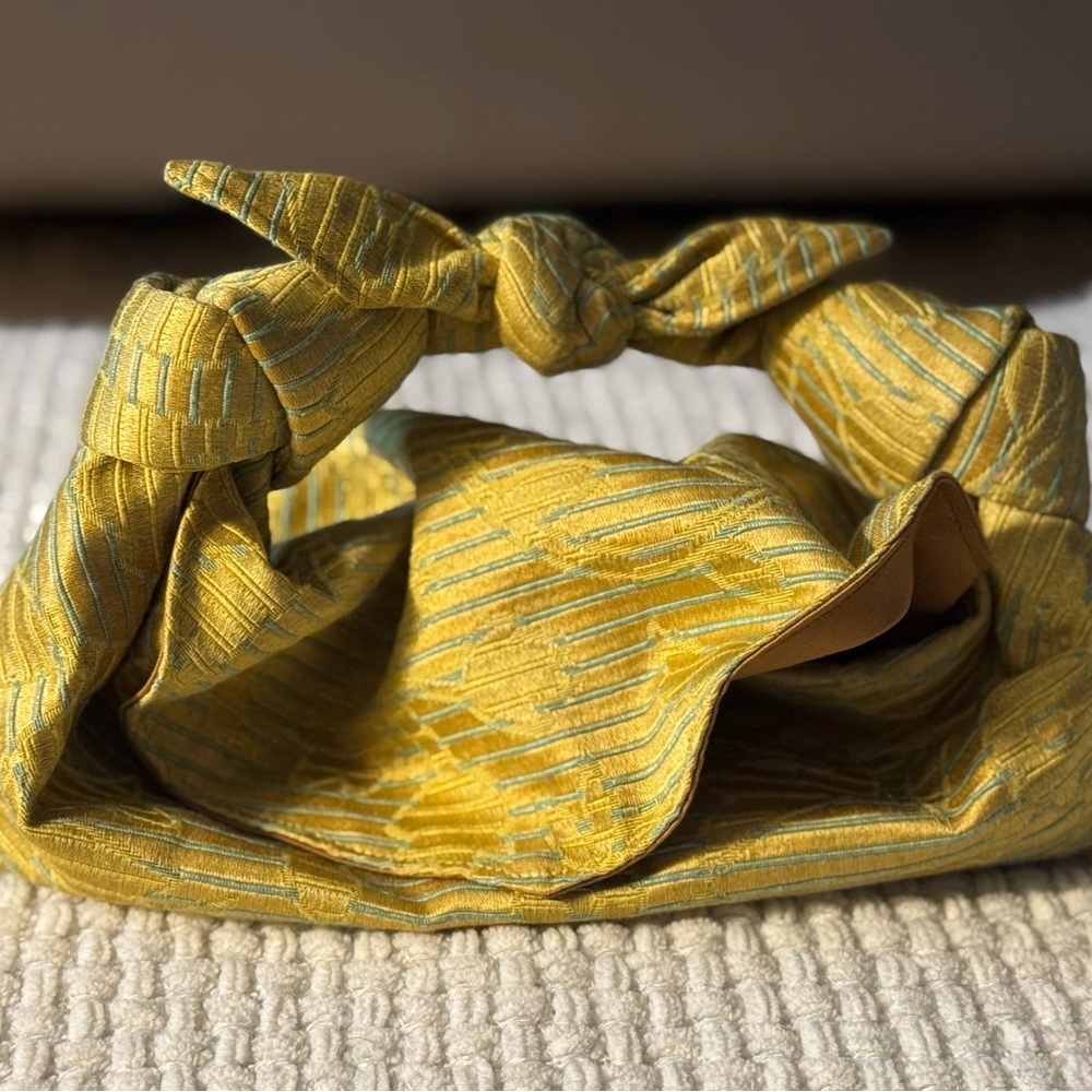 Elegant Yellow and Blue Women's Clutch